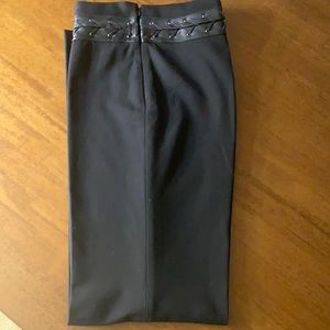 Leather waist pant